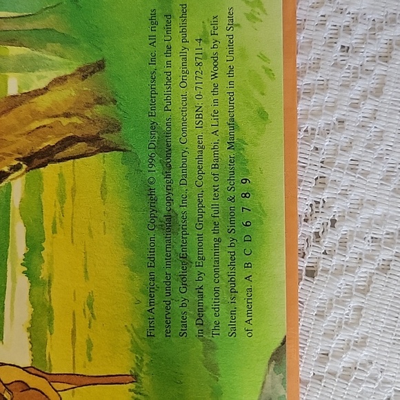 Lot of 5 Vintage 1990’s Disney Hardcover Books; Grolier Book Club Edition - Picture 9 of 16